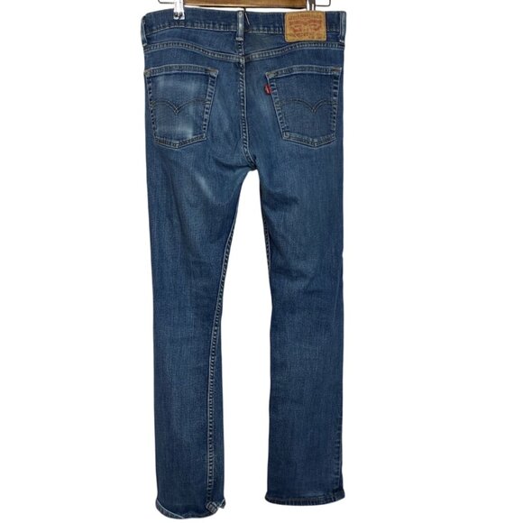 Vintage Levis 557 Jeans Mens W30 L30 Straight Fit  Blue Denim - Picture 2 of 11